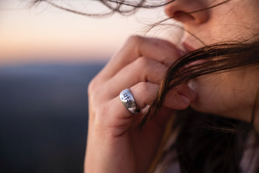 Mukti Ring sterling silver pendants